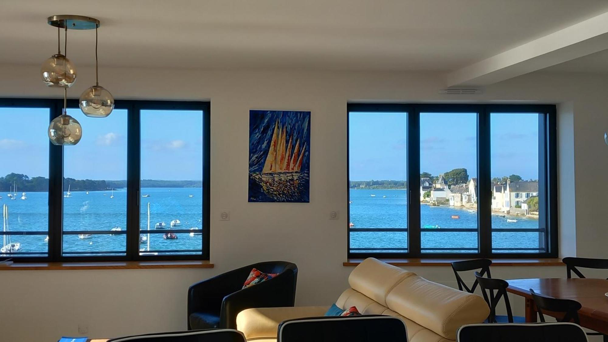 Appartement Vue Sur La Mer A L'Ile Tudy ! Kültér fotó